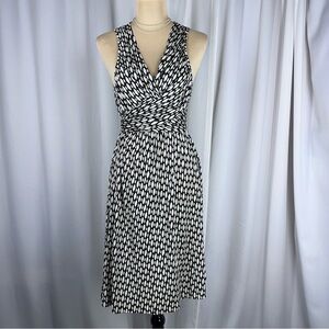 Banana Republic Dress Sz S Silk Linen Blend Wrap Waist Collar Classy Office